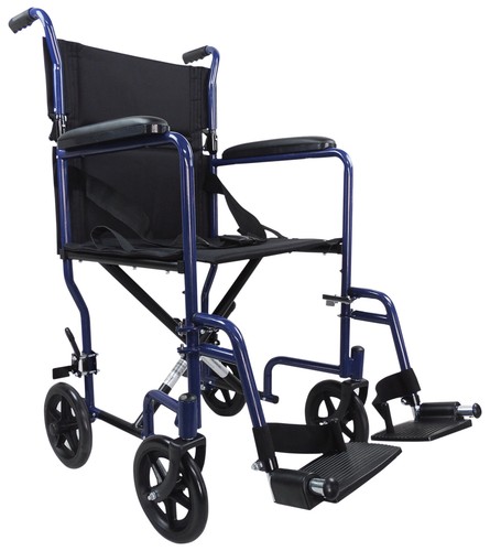 Aidapt navy blue - steel, compact