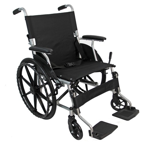 Aluminium wheelchair - aluminium,